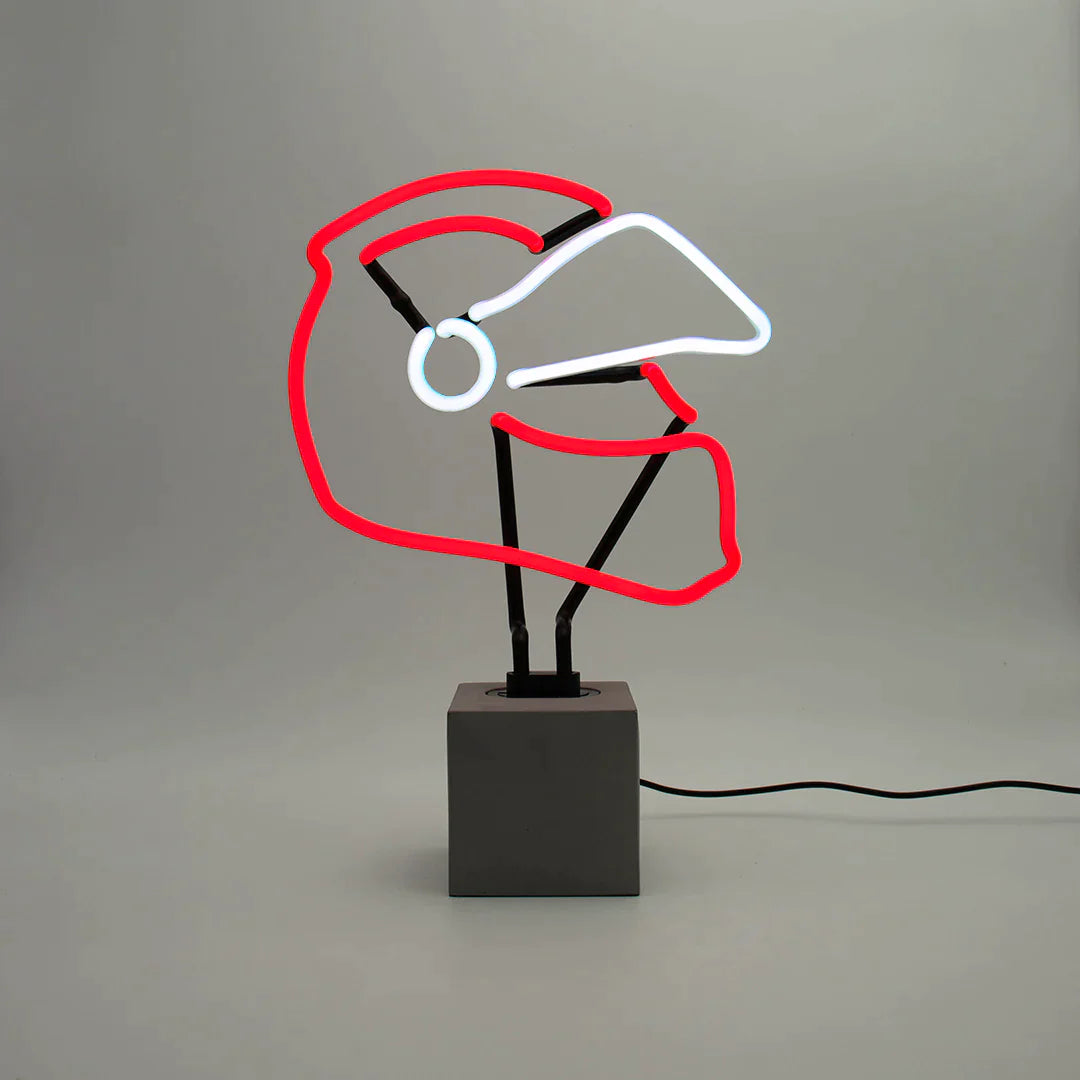 Neonlamp F1-helm