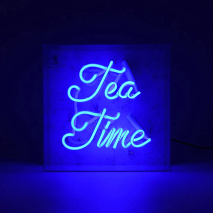 Hora do chá de neon