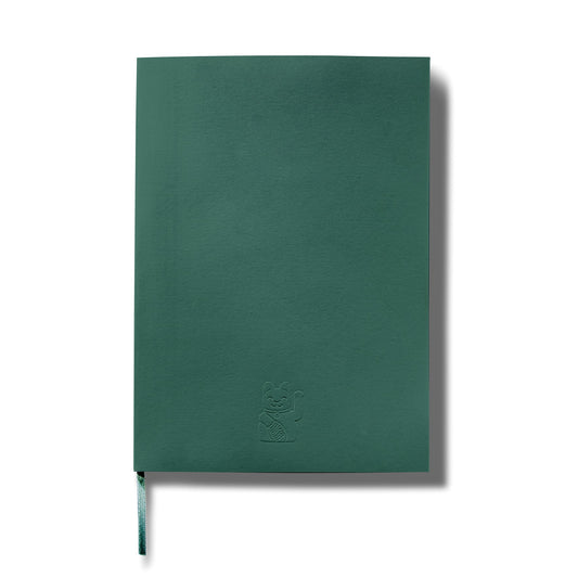 Caderno de bate -papo verde da sorte