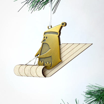 Penguin Christmas decoration