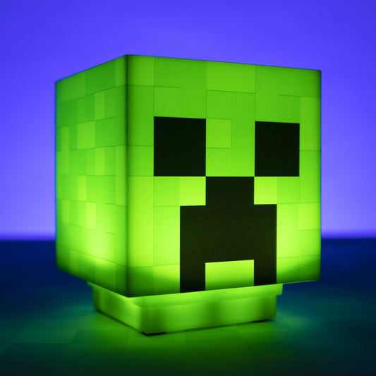 Lámpara Minecraft - Creeper