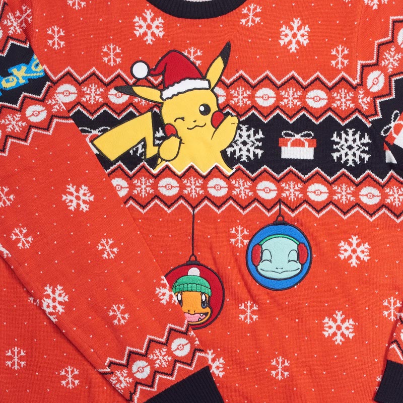 Sueter navideño pokemon hot sale