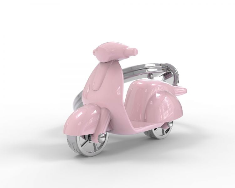 Porte Clés Scooter Rose
