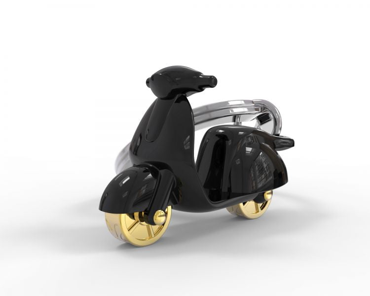 Porte Clés Scooter Noir