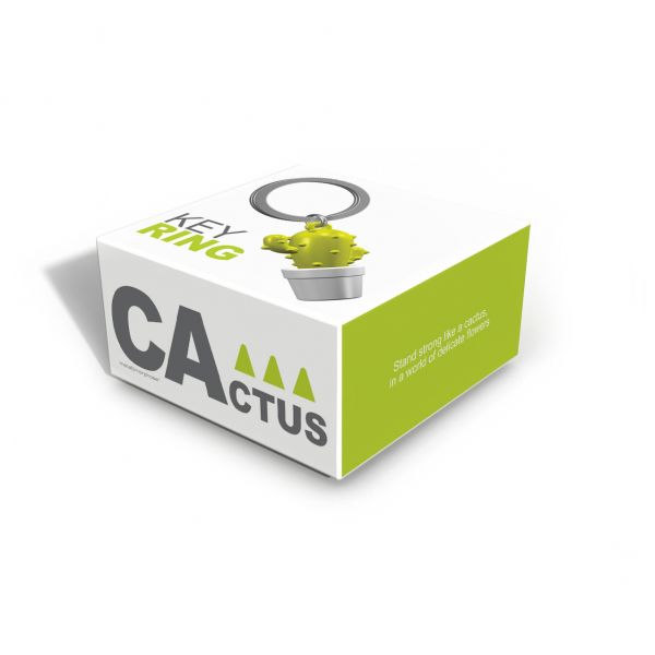 Green Cactus Keychain