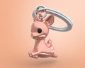 Llavero cervatillo rosa