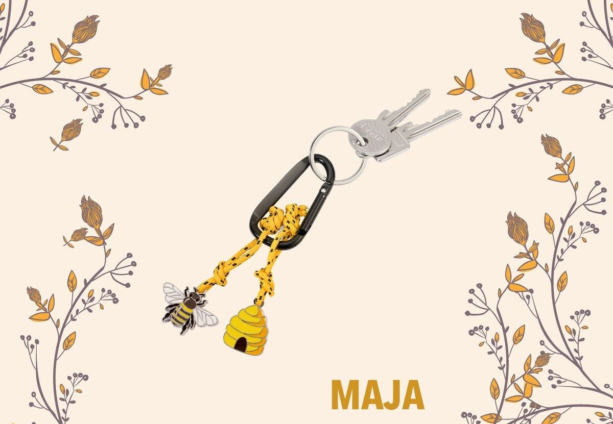 Porte-clés Mousqueton « MAJA » – Abeille