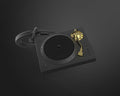 Porte Clés Platine Vinyle Noire