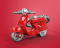 Portachiavi Scooter Retro Rosso