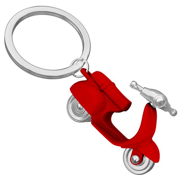 Portachiavi Scooter Retro Rosso