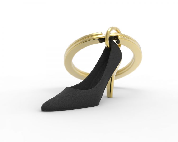 Porte Clés Talon Noir