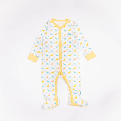 Pijama de bebé de pato pequeño