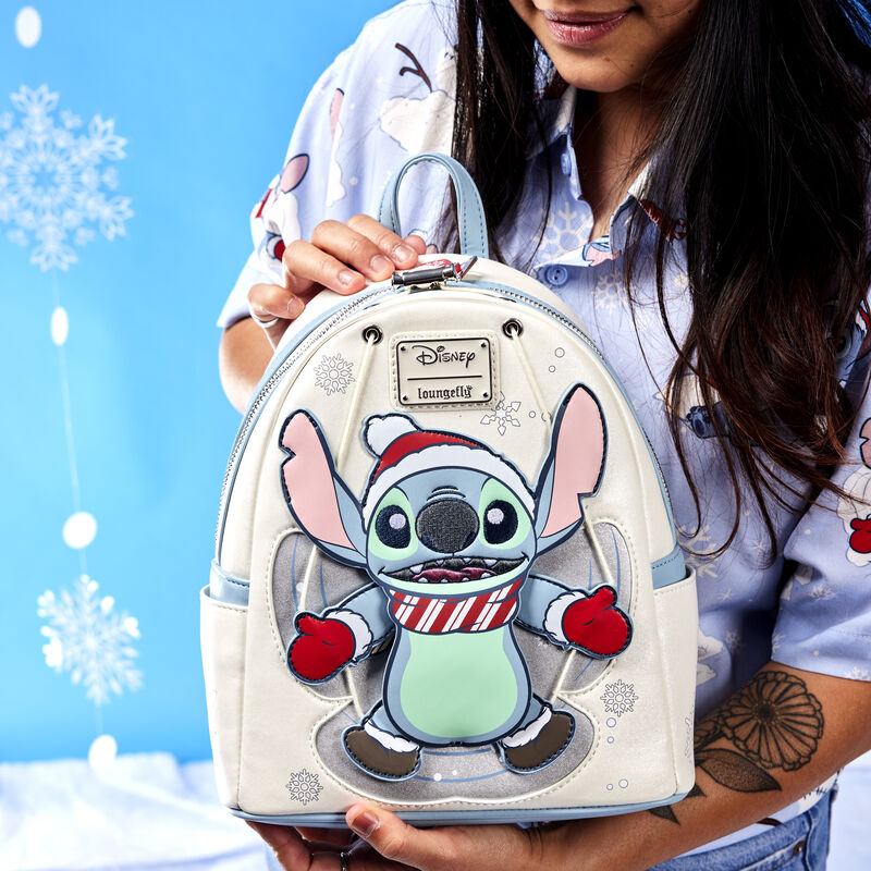 Mini mochila Stitch Ángel de nieve 