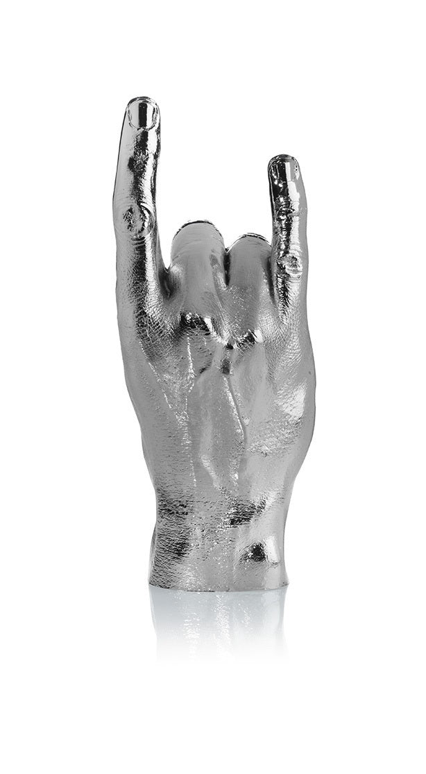 Escultura Main You Rock - Plata