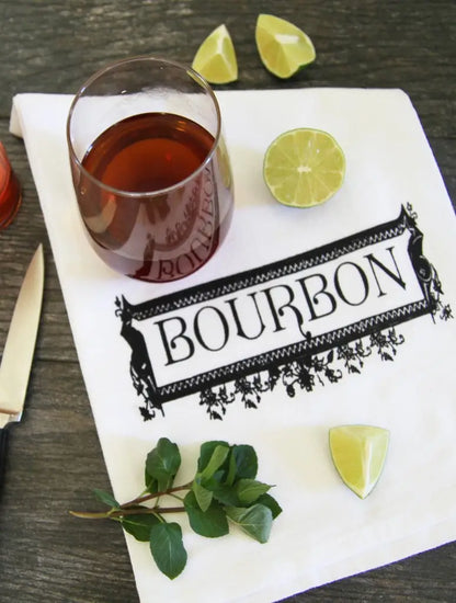 paño de cocina de bourbon