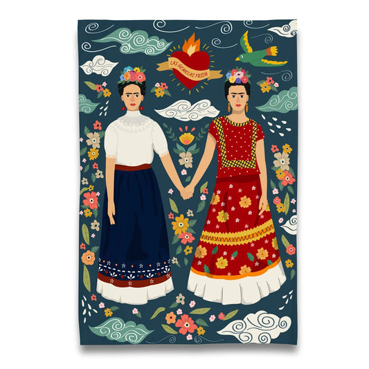 Frida Kahlo Twins Tea Towel