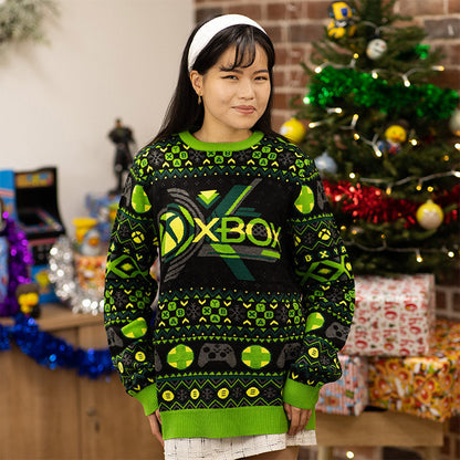 Suéter navideño de Xbox