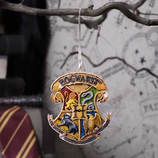 Decoración navideña de Hogwarts - Escudo de armas