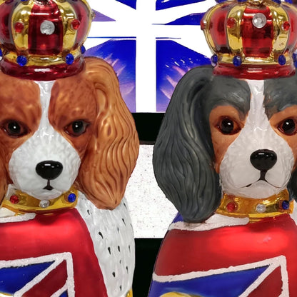 God Save the King Charles Spaniel Christmas Bauble