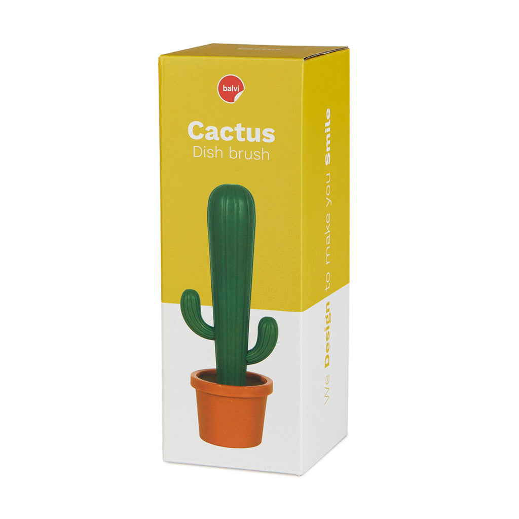 Cepillo para platos de cactus