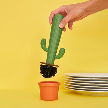 Cepillo para platos de cactus
