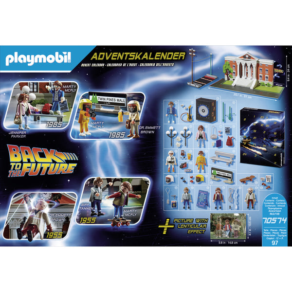 Calendario de Adviento PLAYMOBIL - Regreso al futuro