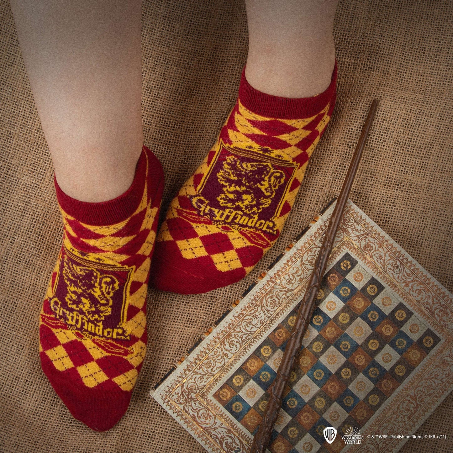 Pack of 3 pairs of Gryffindor socks