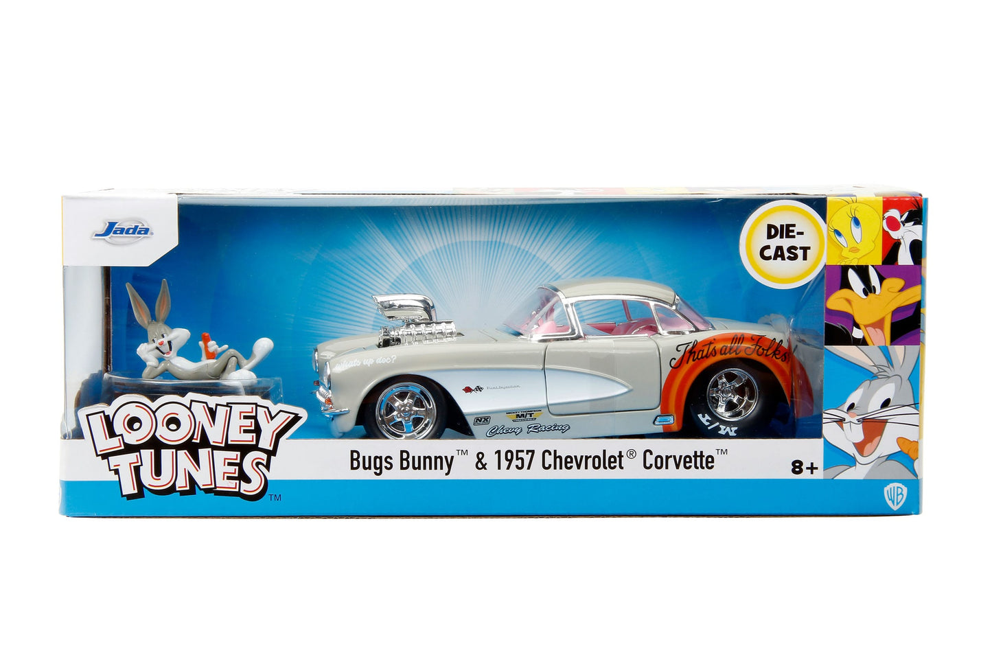 Bugs Bunny y Chevrolet Corbeta 1957 