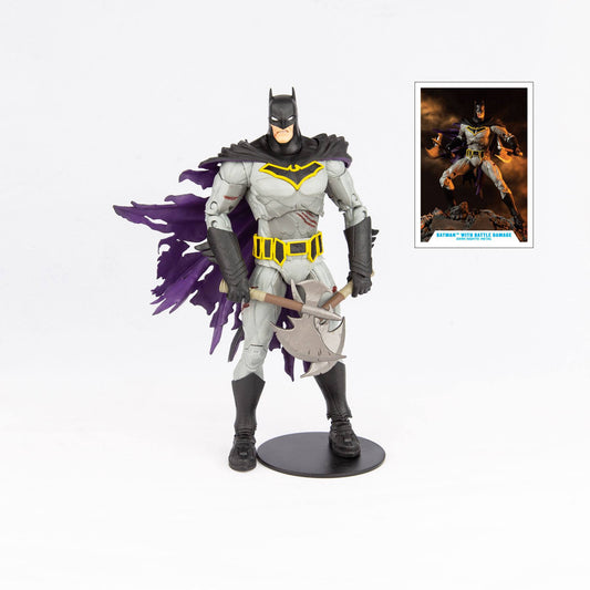 Batman con daño de batalla - Figura de acción 