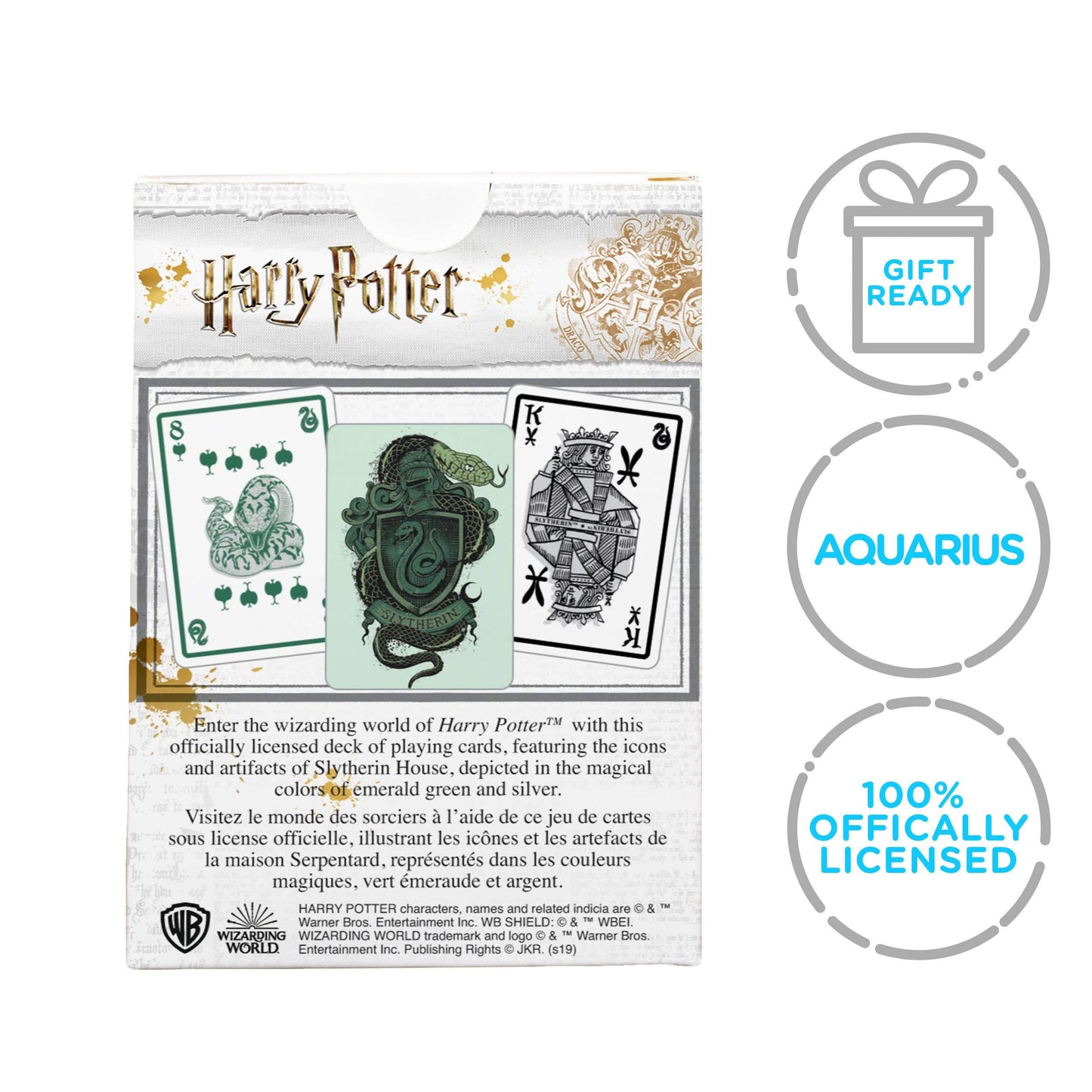 Juego de cartas de Harry Potter - Slytherin 