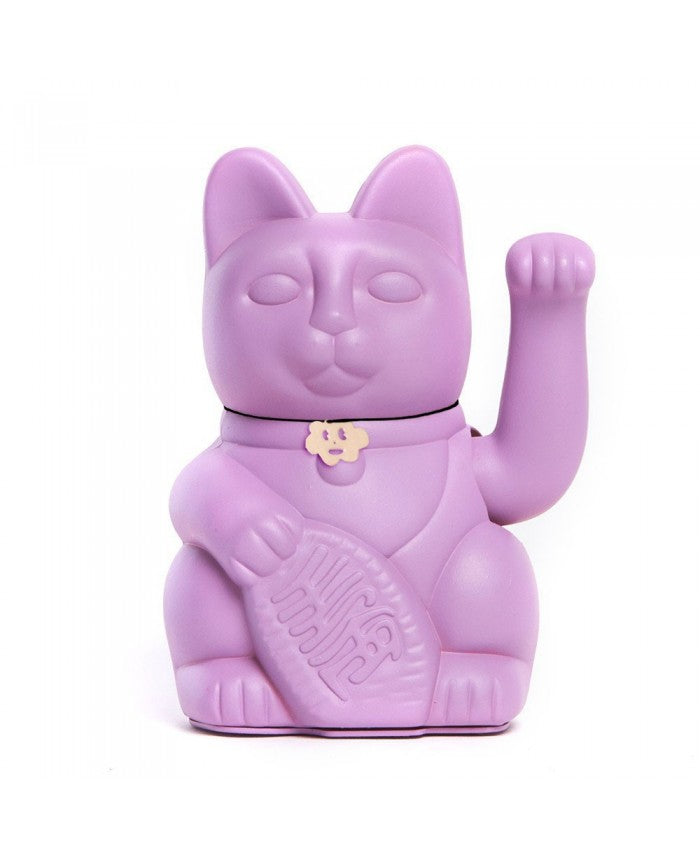 Chat Chanceux Mauve