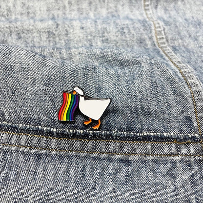 Pins Duck LGBT Bandera