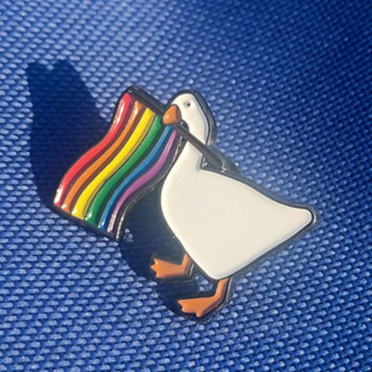 Pins Duck LGBT Bandera