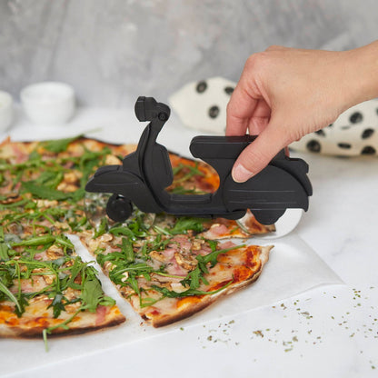 Scooter Retro Pizza Cutter Black