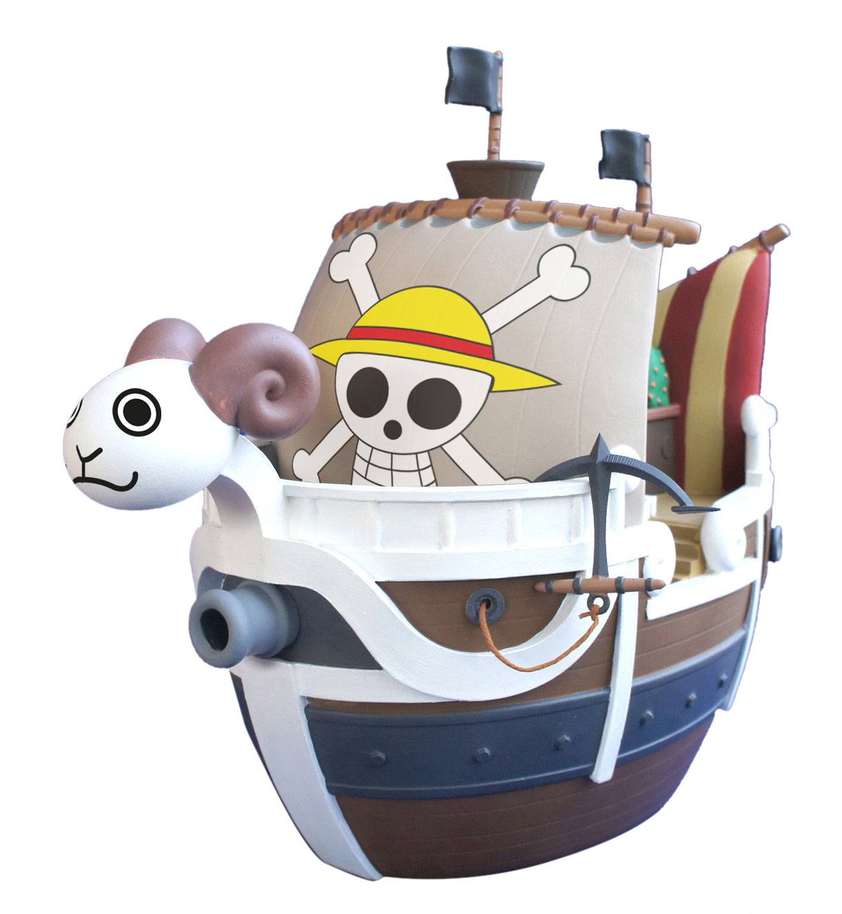 Tirelire One Piece Vogue Merry Bateau Chapeau de paille Plastoy Funko