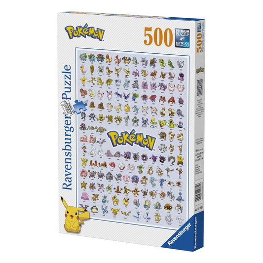 POKEMON Puzzle 500 Pces Pokedex Première Génération Ravensburger